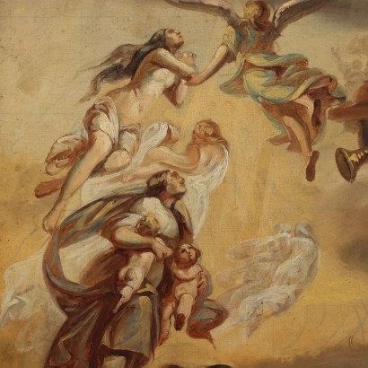 Painting attributable to Eugenio Moretti L,The Last Judgement,Eugenio Moretti Larese,Eugenio Moretti Larese,Eugenio Moretti Larese,Eugenio Moretti Larese,Eugenio Moretti Larese