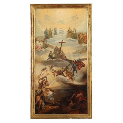 Painting attributable to Eugenio Moretti L,The Last Judgement,Eugenio Moretti Larese,Eugenio Moretti Larese,Eugenio Moretti Larese,Eugenio Moretti Larese,Eugenio Moretti Larese