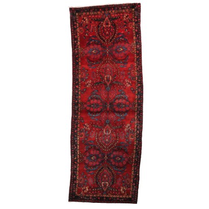 Tapis Ancien Liliani Coton Laine Noeud Gros Iran 315 x 108 cm