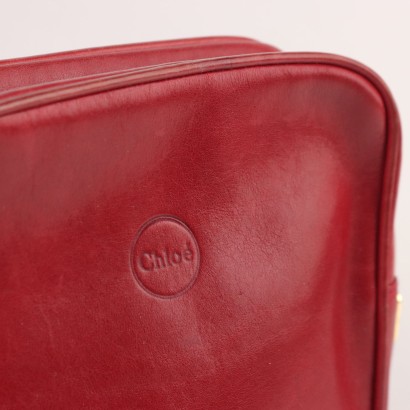 Chloé Vintage Bordeaux Leather Bag