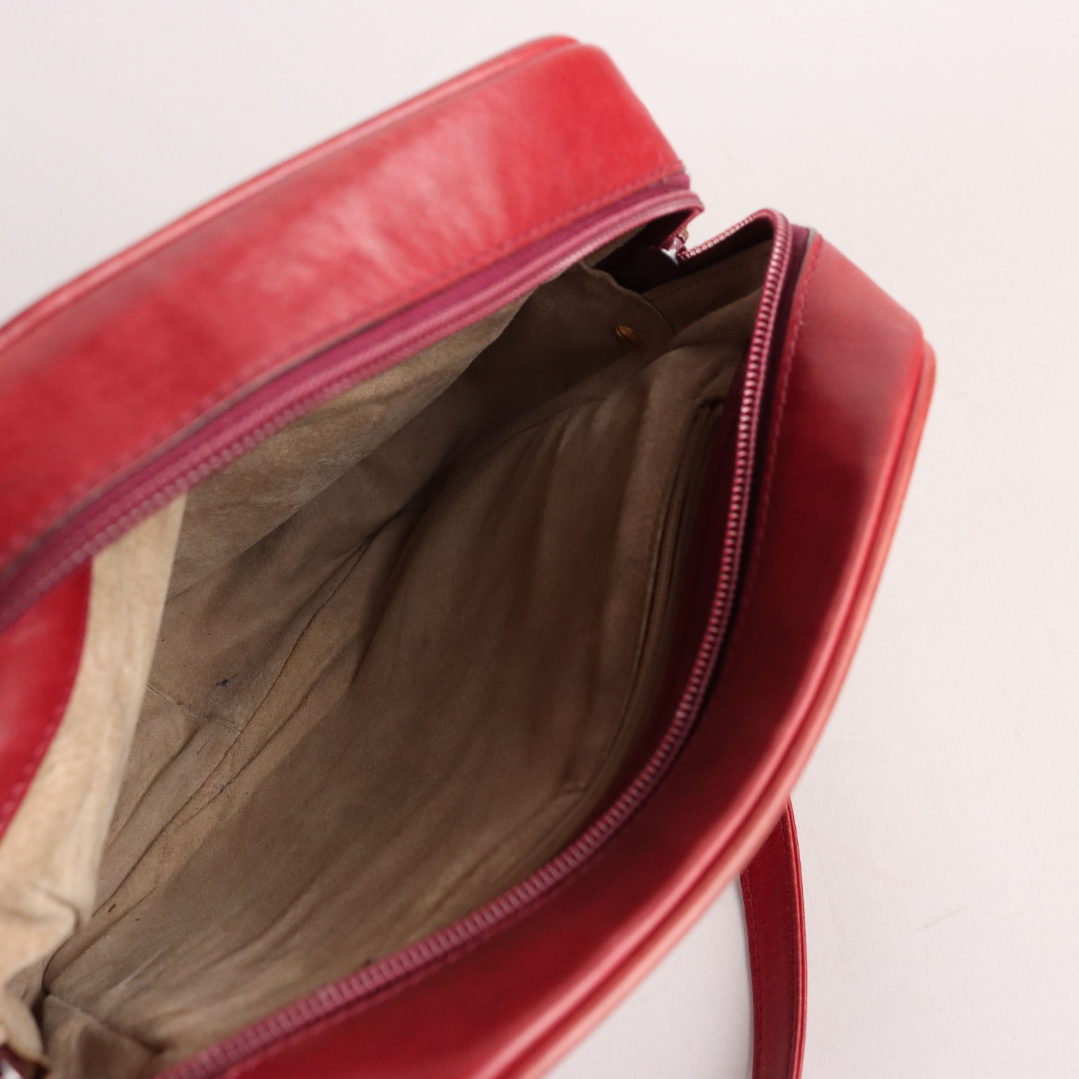 Vintage 1970s-80s Chloé Bag Burgundy Leather France