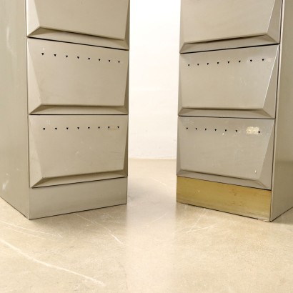 Pair of 'Synth' series filing cabinets, Ettore Sottsass, Ettore Sottsass, Ettore Sottsass, Ettore Sottsass, Ettore Sottsass, Ettore Sottsass