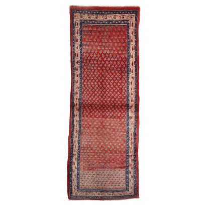 Tapis Mir Ancien Laine Coton Noeud Gros Iran 285 x 108 cm