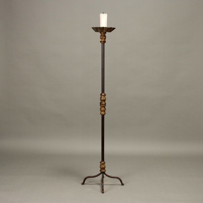 Antique Torch-Holder Wrought Iron Italy XIX Century