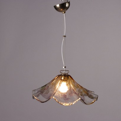 Vintage 1990s La Murrina Ceiling Lamp Murano Glass Italy