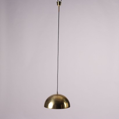 Vintage 1960s-70s Ceiling Lamp Aluminium Italy