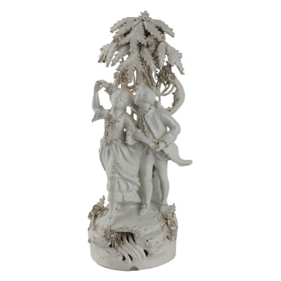 Groupe sculptural en porcelaine, usine de Capodimonte