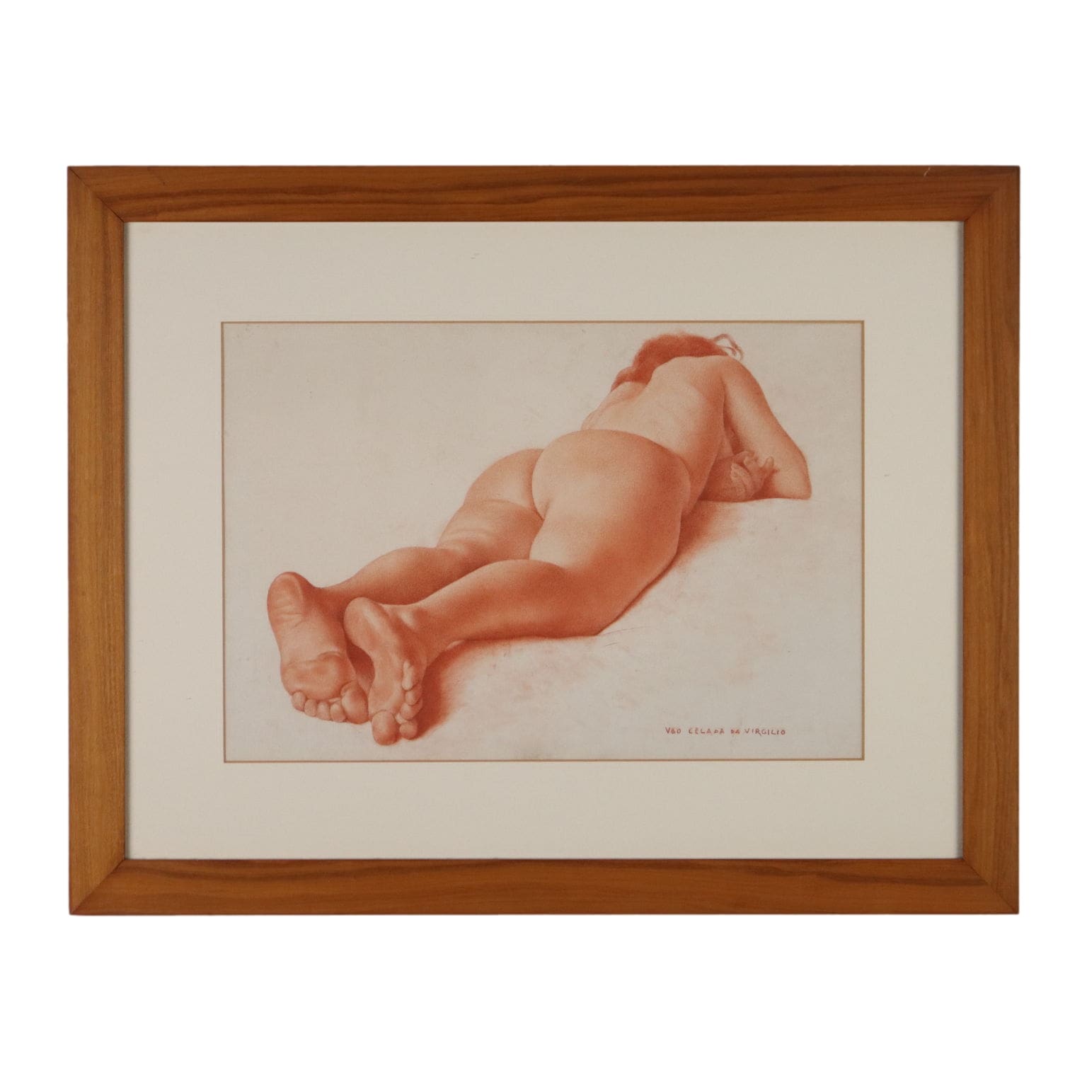ugo nude Modern Drawing Ugo Celada da Virgilio Female Nude XX Century