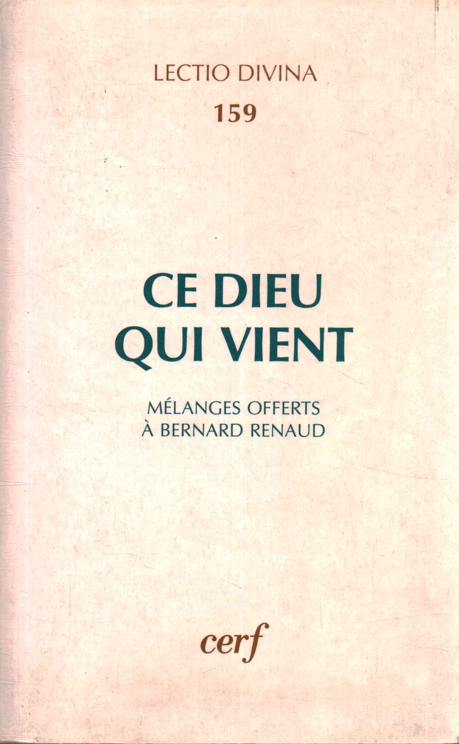 Ce Dieu qui vient