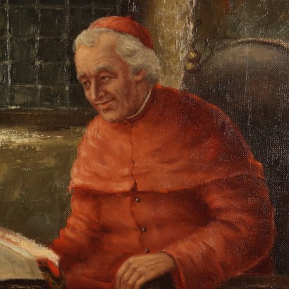 Peinture d'intérieur avec personnages, Scène d'intérieur avec personnages