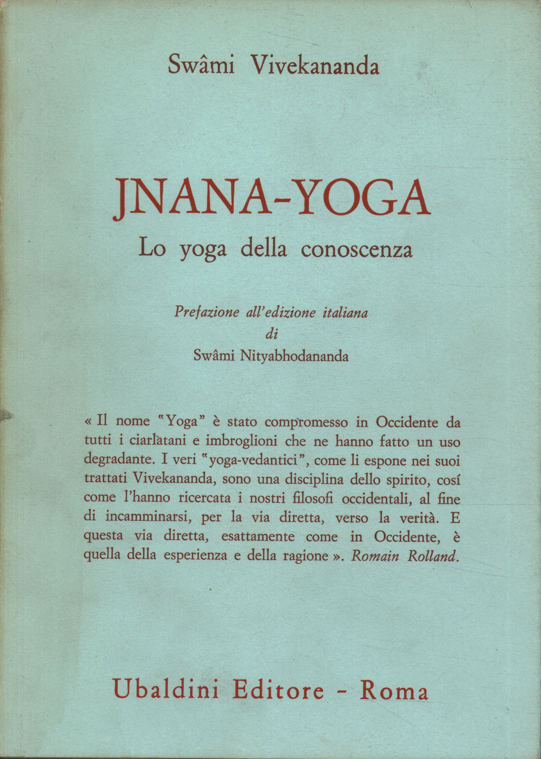 Jnana-Yoga, Swami Vivekananda