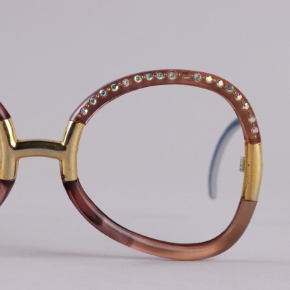 Ted Lapidus Vintage Brille mit Brillan