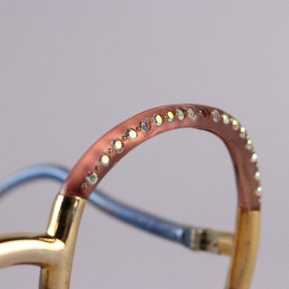 Ted Lapidus Vintage Brille mit Brillan
