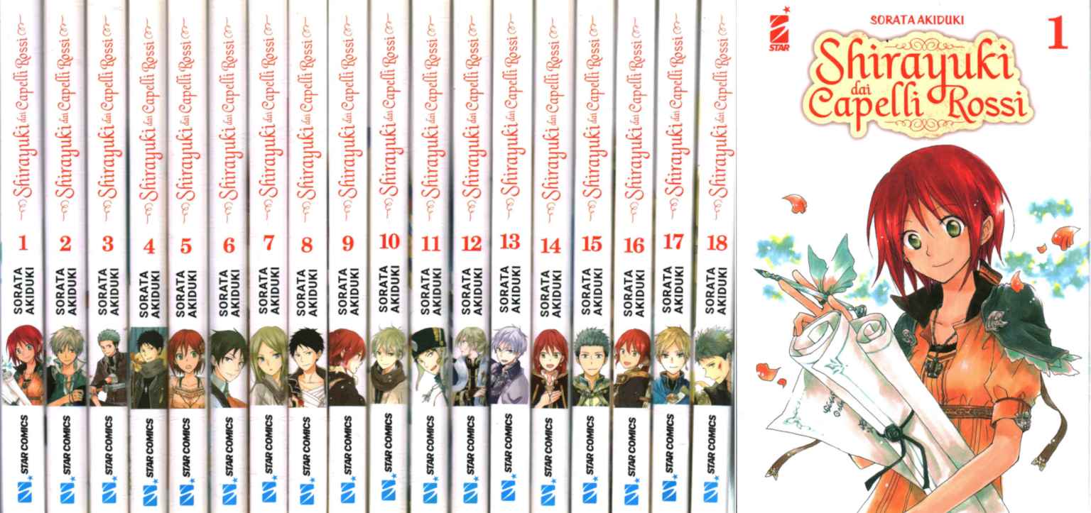 Shirayuki aux cheveux roux (18 volumes)