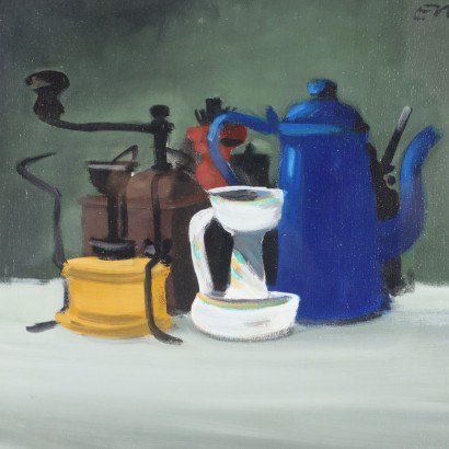 Painting by Enotrio Pugliese,Still life,Enotrio Pugliese,Enotrio Pugliese,Enotrio Pugliese,Enotrio Pugliese