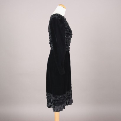 Abito Vintage Anni 40 in Velluto