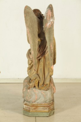 Kunst, alte Kunst, Engel, Engel gemalt, Terrakotta Engel