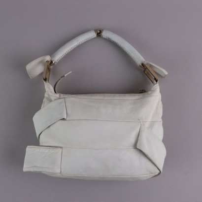 Fendi Borsa Vintage in Pelle Bianca