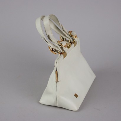 Sac blanc vintage Roberta di Camerino