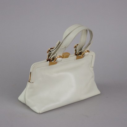 Sac blanc vintage Roberta di Camerino