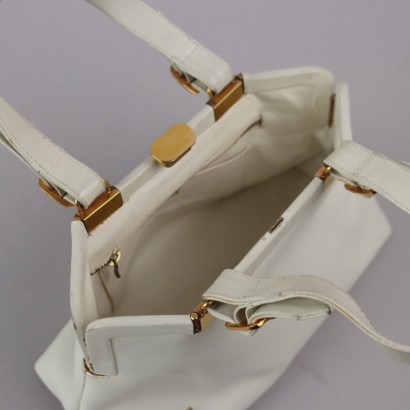 Sac blanc vintage Roberta di Camerino