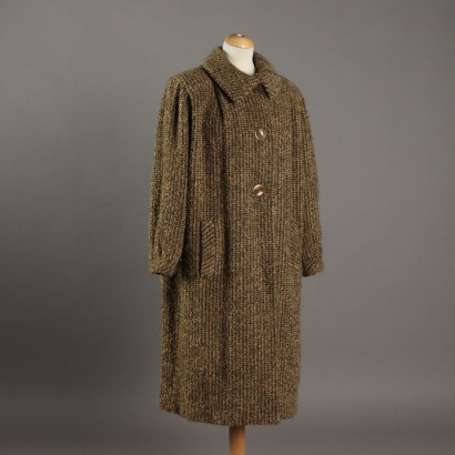 Vintage Tailored Coat Valentino Fabric UK Size 12 1980s
