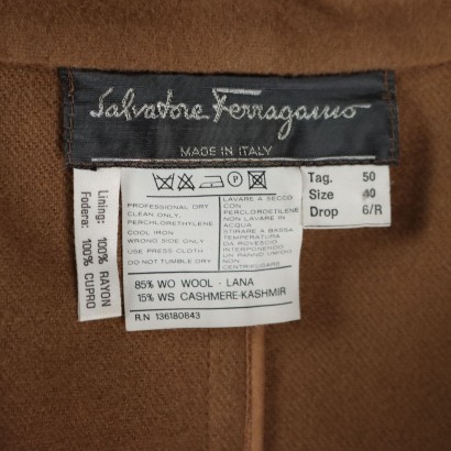 Ferragamo Cappotto Uomo Vintage