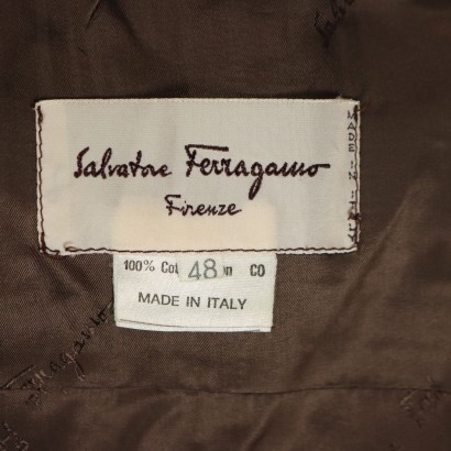 Chaqueta de lana Ferragamo Vintage para hombre