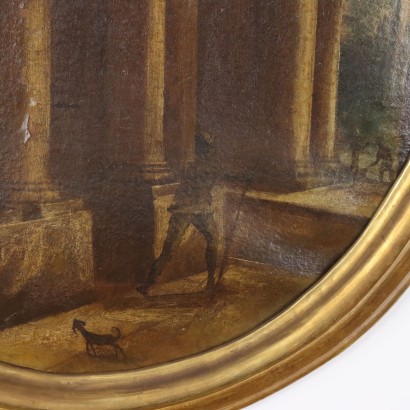 Peinture avec Capriccio Architectural et F, Capriccio Architectural avec figures