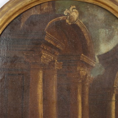 Peinture avec Capriccio Architectural et F, Capriccio Architectural avec figures