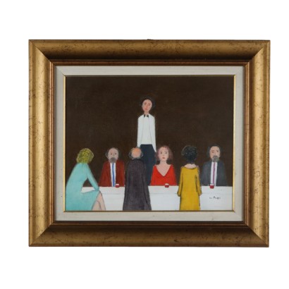 Pintura de Walter Pozzi,Osteria,Walter Pozzi,Walter Pozzi,Walter Pozzi,Walter Pozzi