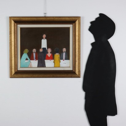 Pintura de Walter Pozzi,Osteria,Walter Pozzi,Walter Pozzi,Walter Pozzi,Walter Pozzi
