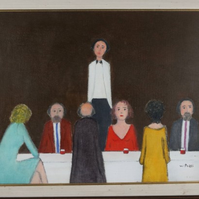 Pintura de Walter Pozzi,Osteria,Walter Pozzi,Walter Pozzi,Walter Pozzi,Walter Pozzi