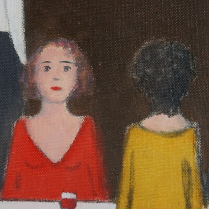 Pintura de Walter Pozzi,Osteria,Walter Pozzi,Walter Pozzi,Walter Pozzi,Walter Pozzi