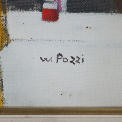 Pintura de Walter Pozzi,Osteria,Walter Pozzi,Walter Pozzi,Walter Pozzi,Walter Pozzi