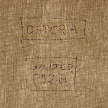 Pintura de Walter Pozzi,Osteria,Walter Pozzi,Walter Pozzi,Walter Pozzi,Walter Pozzi