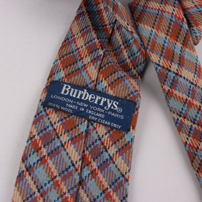 Burberry Cravatta Vintage in Lana