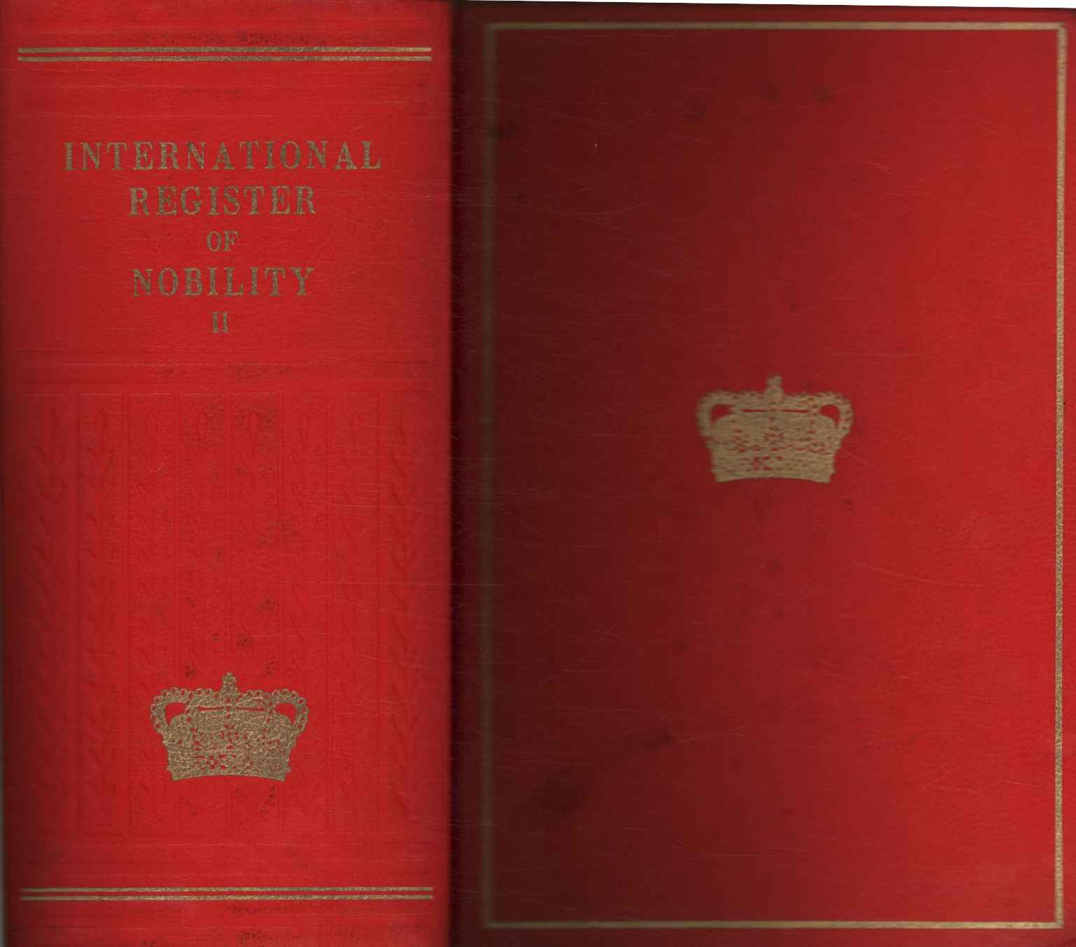 registro internacional de la nobleza