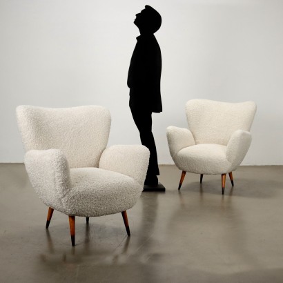 Pair of 50's Armchairs