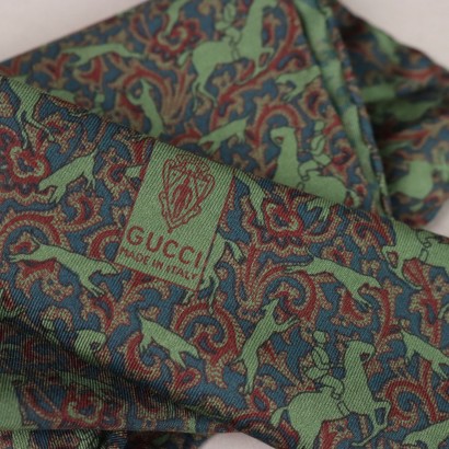 Gucci Vintage Krawatte und Einstecktuch