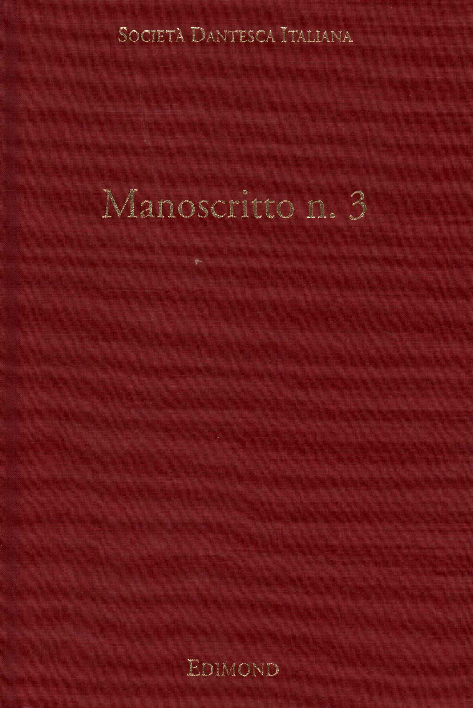 Manoscritto n. 3