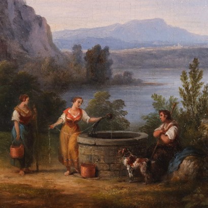 Cuadro de Ferdinando Manzini, Paisaje con figuras, Ferdinando Manzini, Ferdinando Manzini, Ferdinando Manzini, Ferdinando Manzini, Ferdinando Manzini