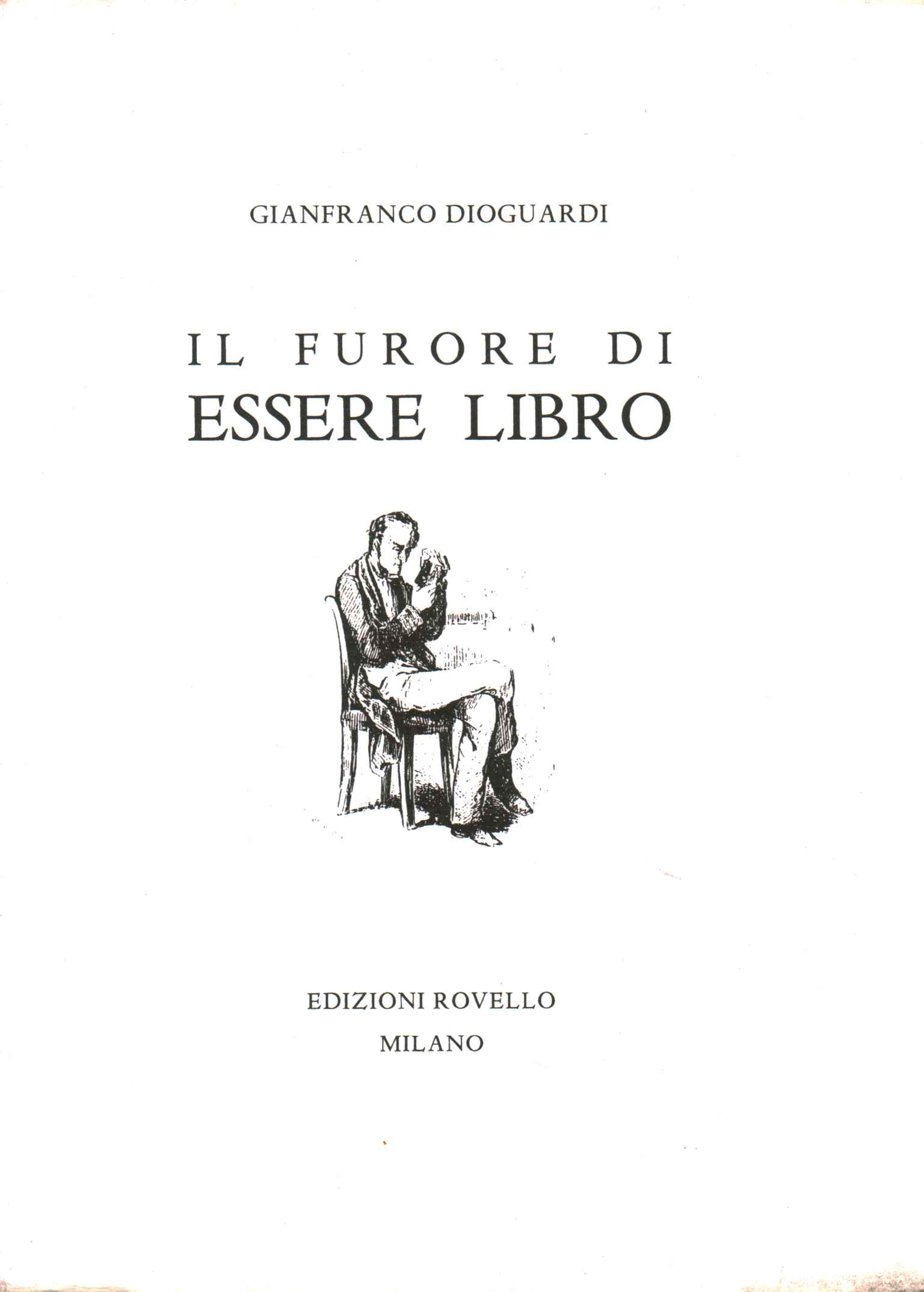 Il furore di essere libro