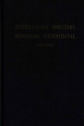 International directory. Repertoire international