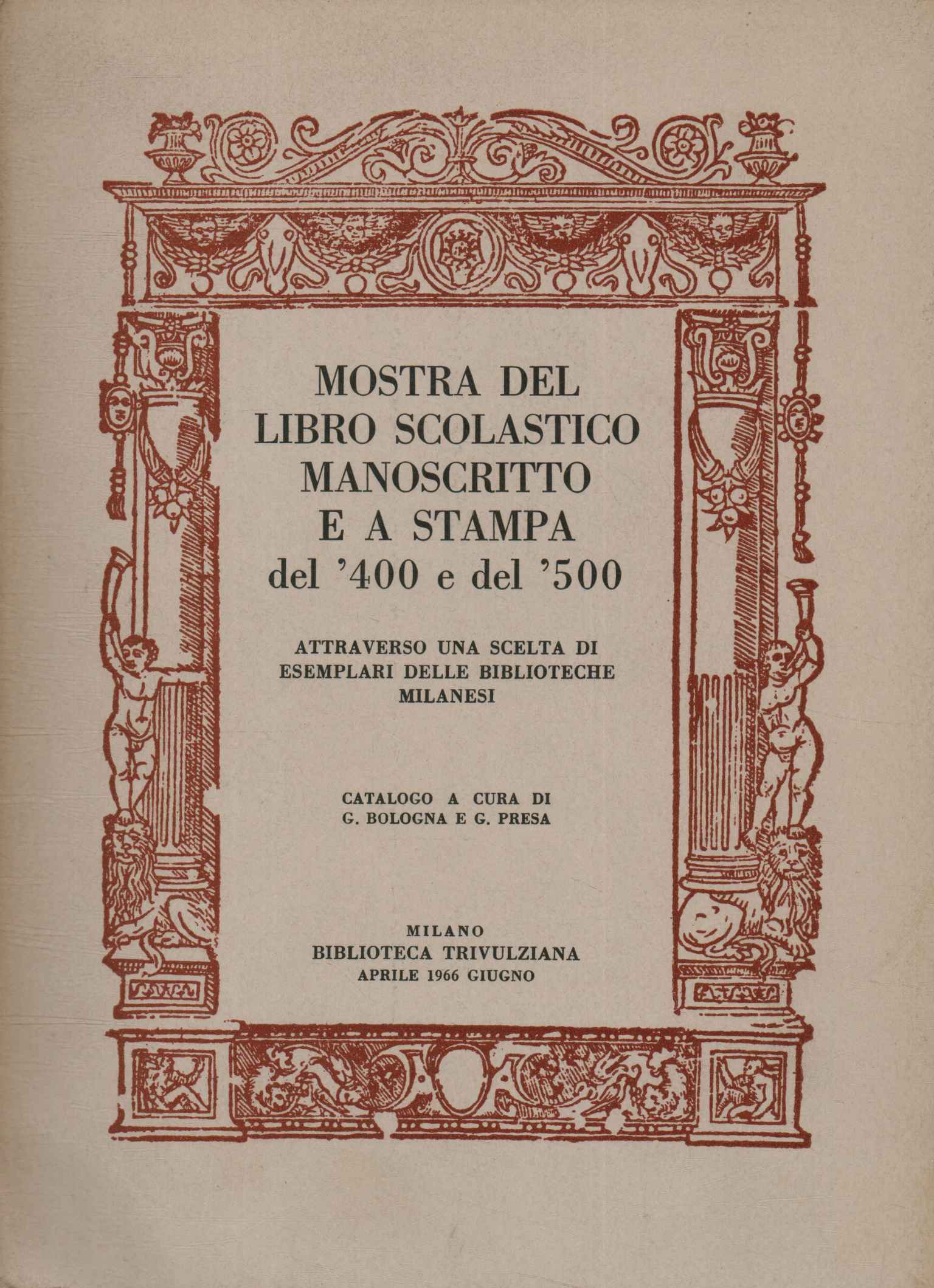 Mostra del libro scolastico manoscritto