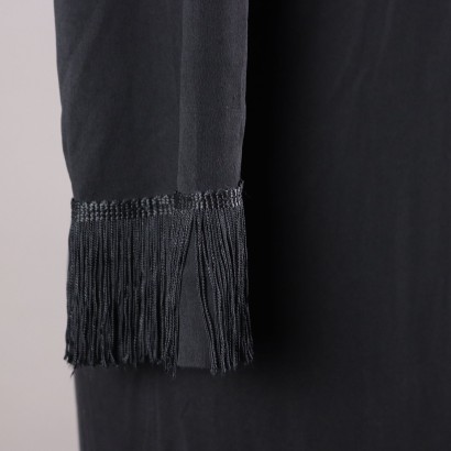 Abito Vintage Nero con frange