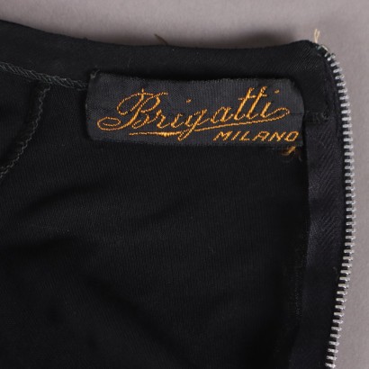 Abito Vintage Nero con frange
