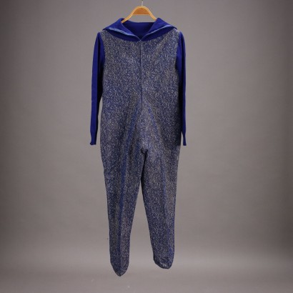 Vintage Blue and Gold Tracksuit