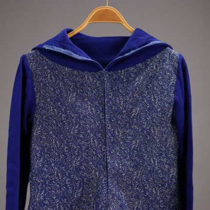 Vintage Blue and Gold Tracksuit