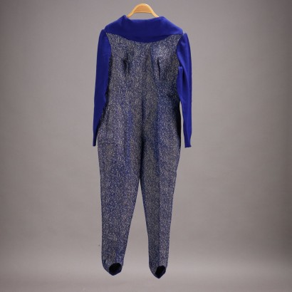 Vintage Blue and Gold Tracksuit